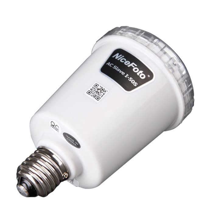 Nicefoto I-50S 45W 5600K E27 Studio Strobe Light AC Slave Flash Bulb