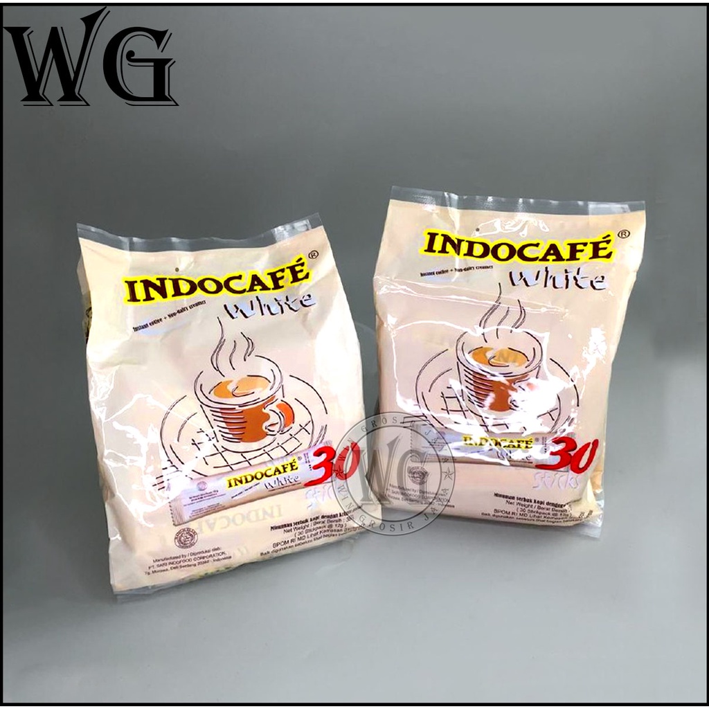 

Indocafe White Coffee 30 Sticks No Sugar / Kopi Putih Bebas Gula