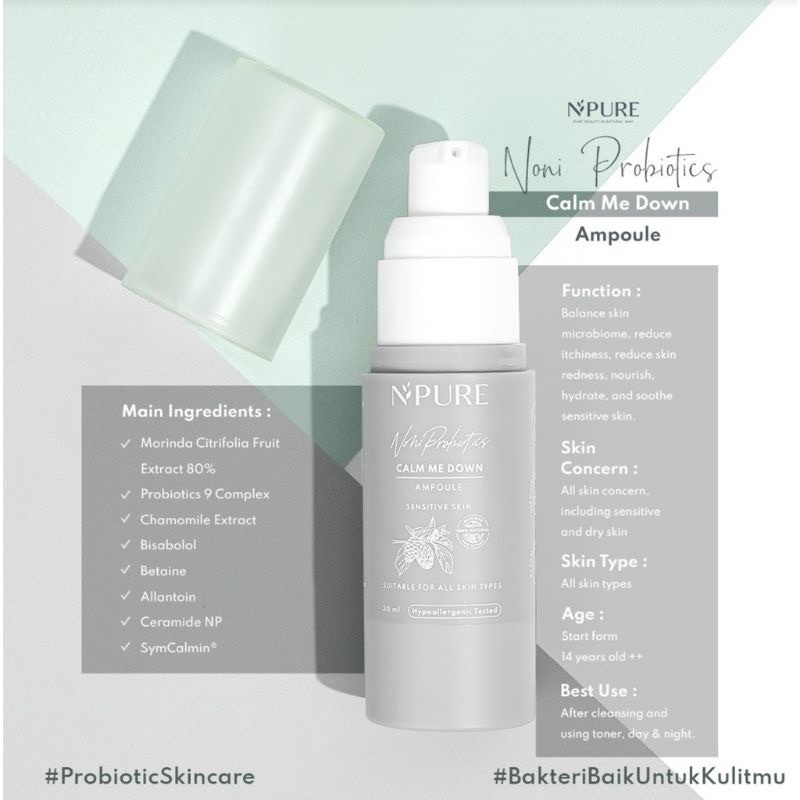 Npure Noni Probiotics Calm Me Down |  AMPOULE 30ML