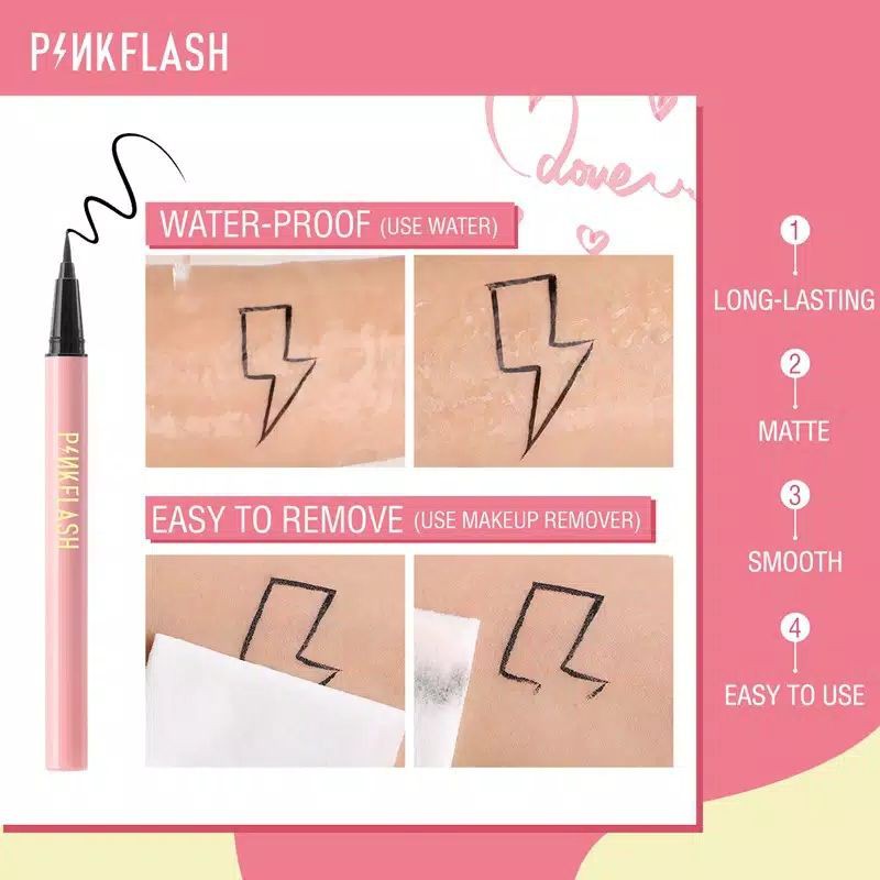 Eyeliner PINKFLASH Waterproof Pigmented &amp; Long Lasting