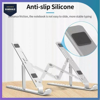 [WS] Stand Holder Portable Aluminium Multifungsi Anti Slip Untuk Laptop/Notebook LS-001-LS002