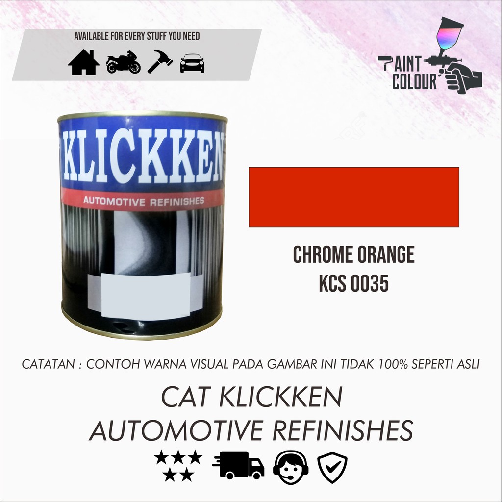 Cat Klickken Automotive Refinishes - Chrome Orange KCS 0035