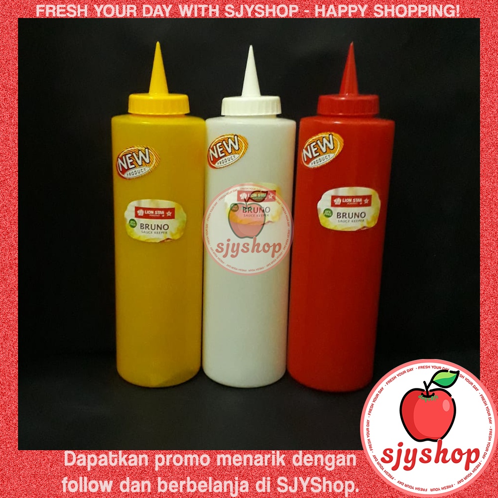 Botol Kecap Saus Ukuran Besar Bruno Lion Star T5-56 - SJYShop