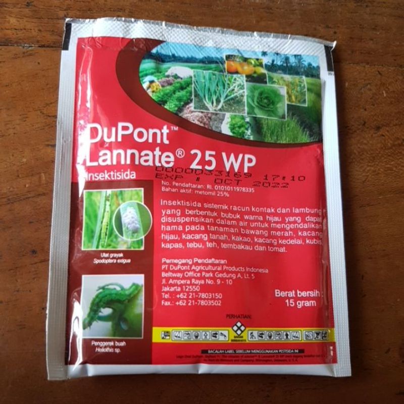 lannate 40 SP 15gr insektisida lanet hama ulat cabuk produksi Corteva