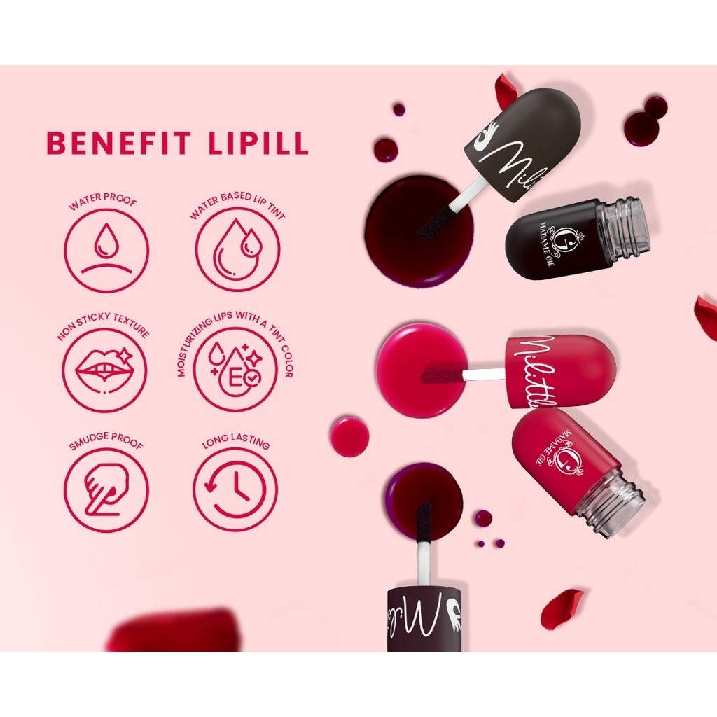 MADAME GIE x MILITTLE THING LIP PILL LIPTINT [SWEETSPACE]