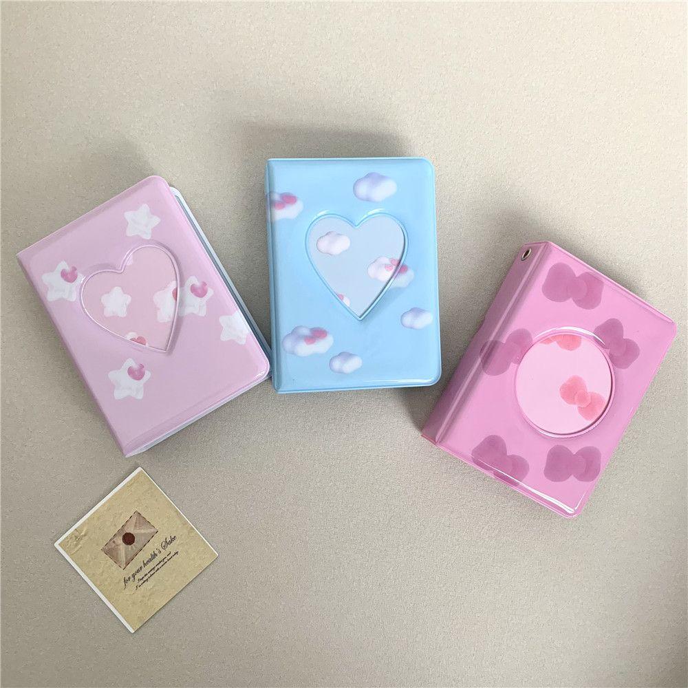 R-flower Photocard Holder Mini PP Bisa Ganti Tempat Penyimpanan Gambar Dalam