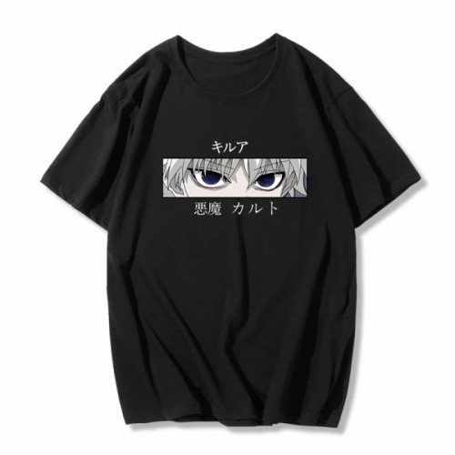 Tshirt Kaos Anime Jepang Killua Mata Biru