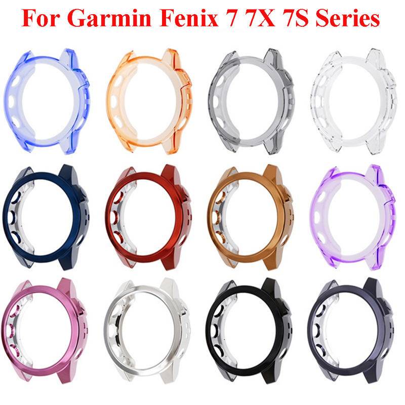 Soft Case Silikon TPU Bumper Cover Proteksi Smartwatch Garmin Fenix 7 7X 7S