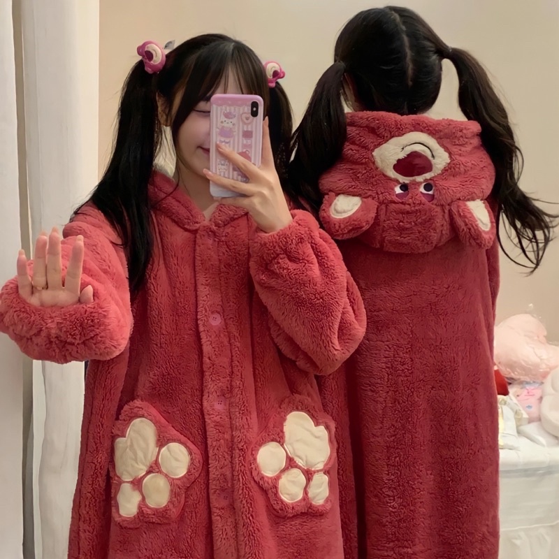 Piyama lotso pajamas winter import baju tidur hangat musim dingin onesie toy story korean style