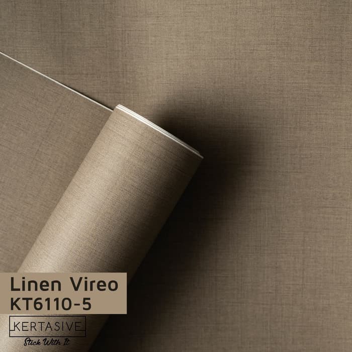 LINEN VIREO MOTIF KAIN - PVC INTERIOR FILM KERTASIVE
