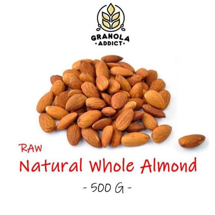 

Raw Whole Almond / Kacang Almond Mentah 500G Lowienjan24