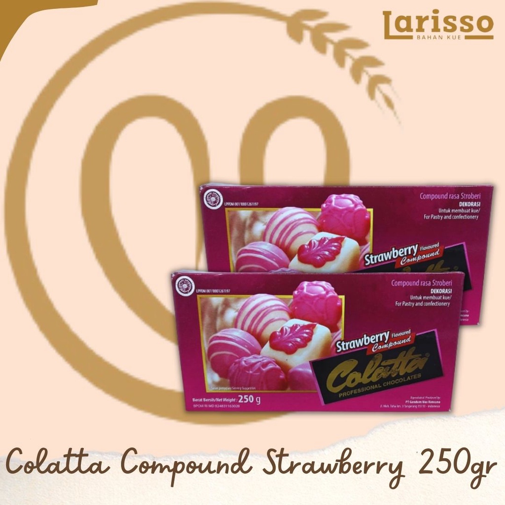 

COLATTA COMPOUND STRAWBERRY 250GR