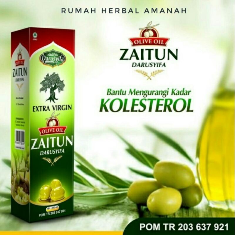 

Minyak Zaitun Extra Virgin Darusyifa Olive Oil 250 ml