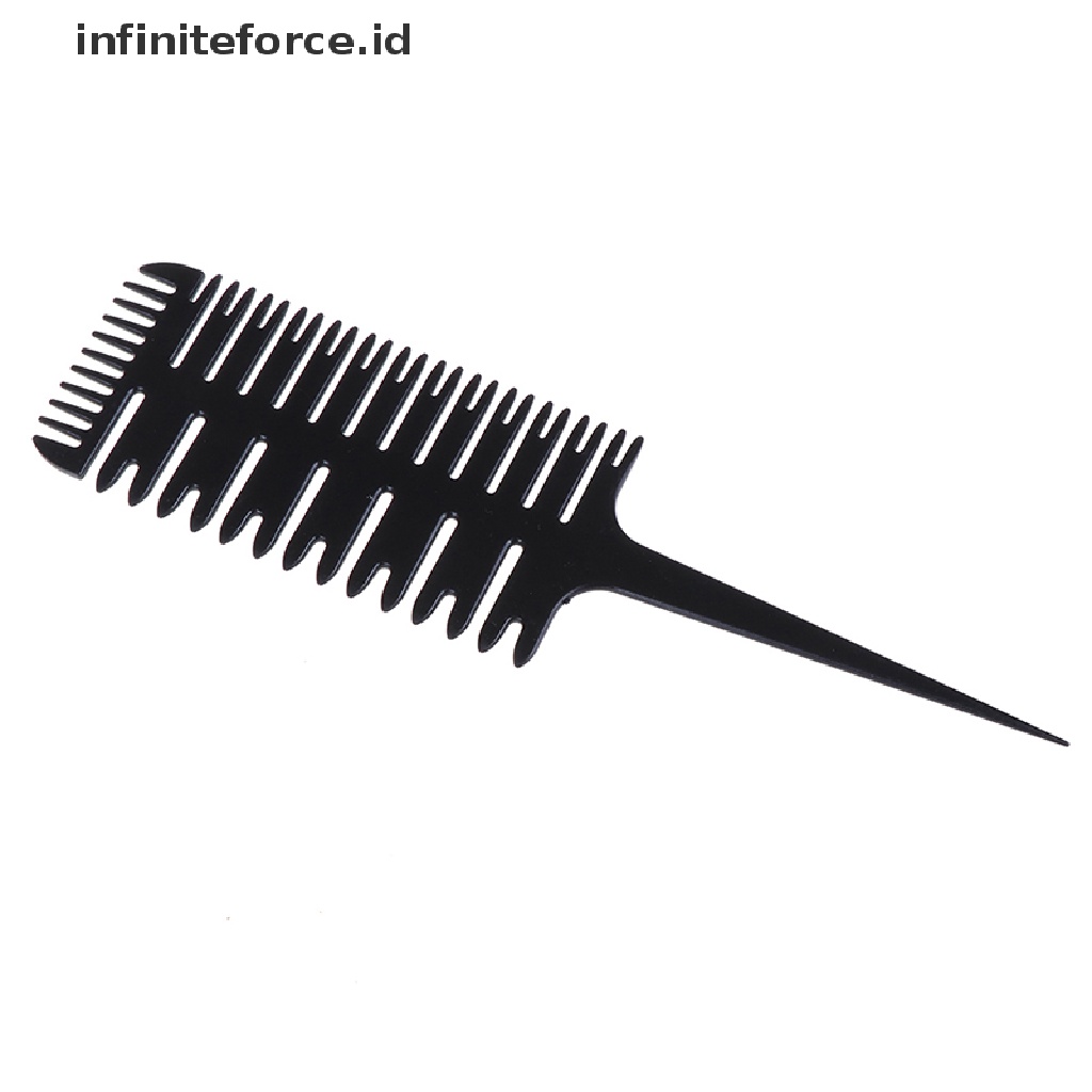 Infiniteforce.id 1pc Sisir Cat Rambut Bentuk Tulang Ekor Untuk Salon / Barber