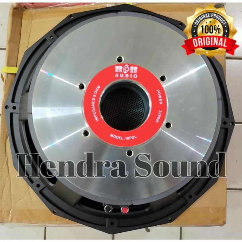 Komponen Speaker BOB Audio 18 PDL (18 inch)