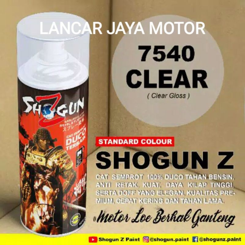 

CAT SHOGUN Z CLEAR 7540 (400ML)