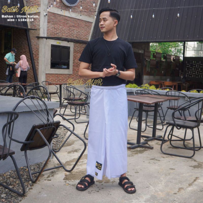 SARUNG BATIK TERBARU PUTIH/HITAM POLOS SEMAR GUNUNGAN BENOWO WAYANG AKSARA KEKINIAN VIRAL COD MURAH