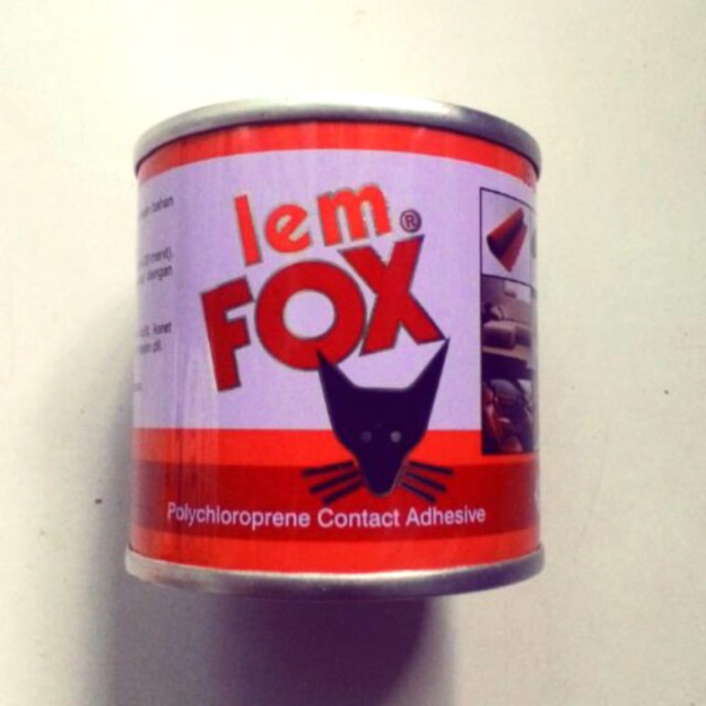 

Lem fox kaleng 70gr (110gr) / lem kuning