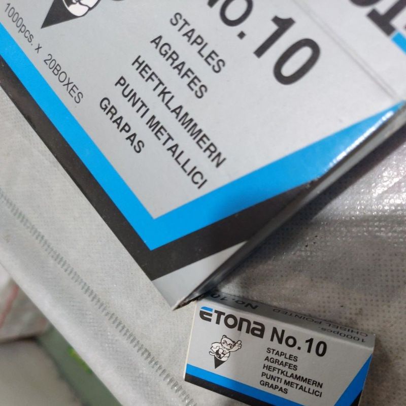 

Etona No. 10 1000pcs Staples
