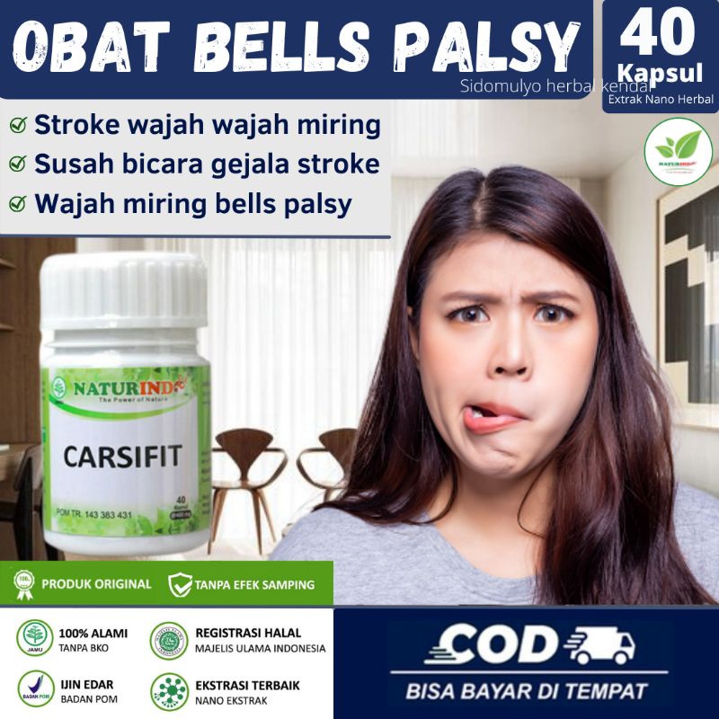 OBAT BELLS PALSY OBAT BELL S PALSY HERBAL OBAT WAJAH PELO STROKE OBAT STRUK  CARSIFIT NATURINDO