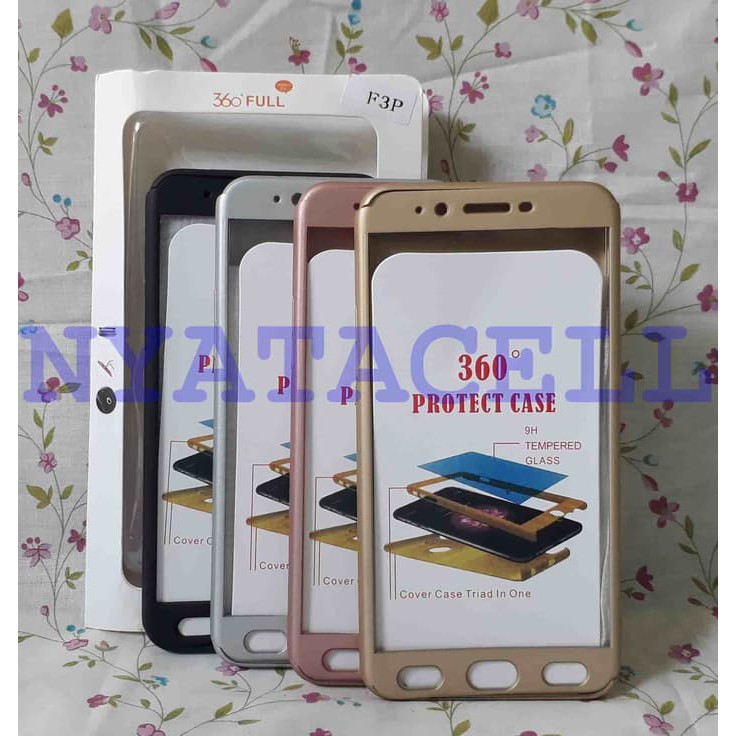 Case Protect 360 Oppo F3+ Plus R9S+ Slim Hard/Ipaky/Full Body/Casing