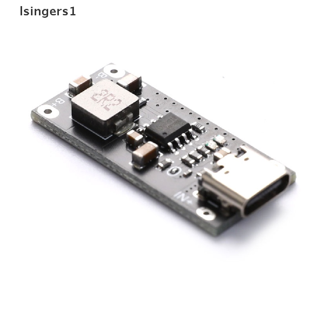 (lsingers1) Modul Board Charger Baterai Lithium Li-ion 18650 USB Tipe-C 5V 3A 3.7V