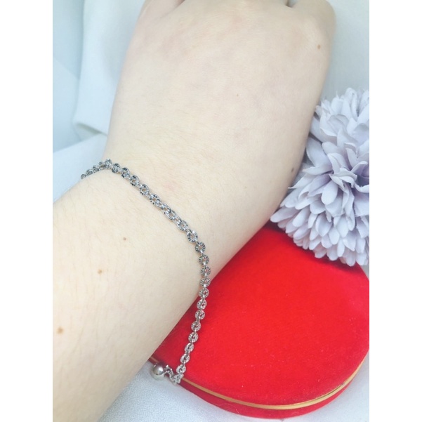 Gelang tangan nuri motif silver Xuping