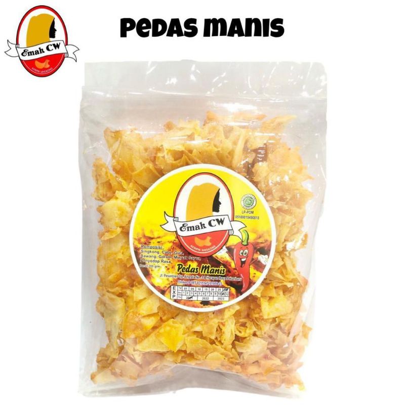

kripik Emakcw pedas manis