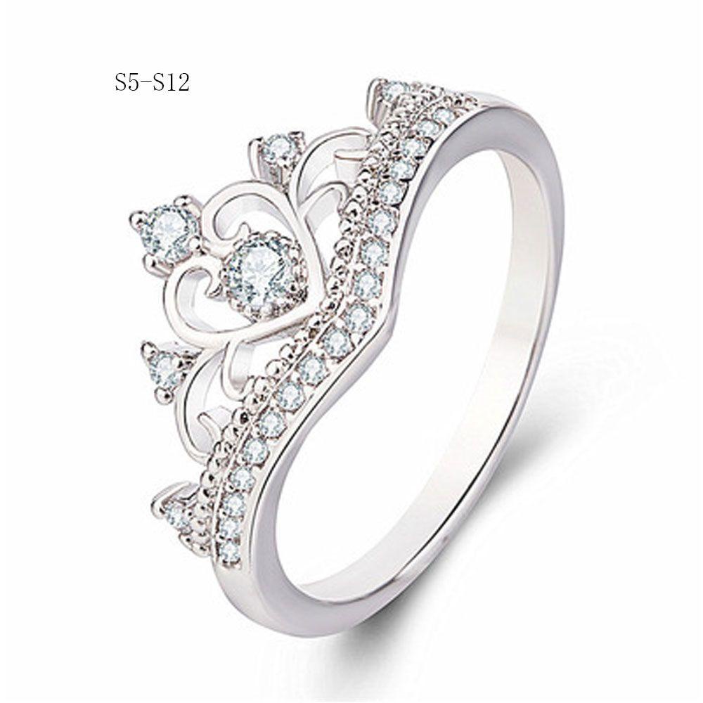 Cincin Nanas Wanita Fashion Alloy Perak