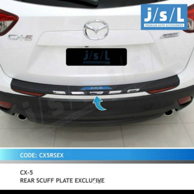 Sillplate belakang Mazda CX5 model exclusive jsl