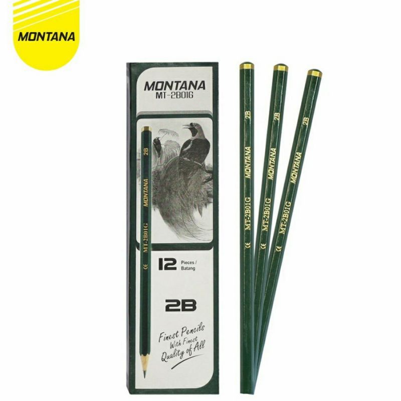 

PENSIL 2B SERUT MONTANA M2000 ISI 12PCS