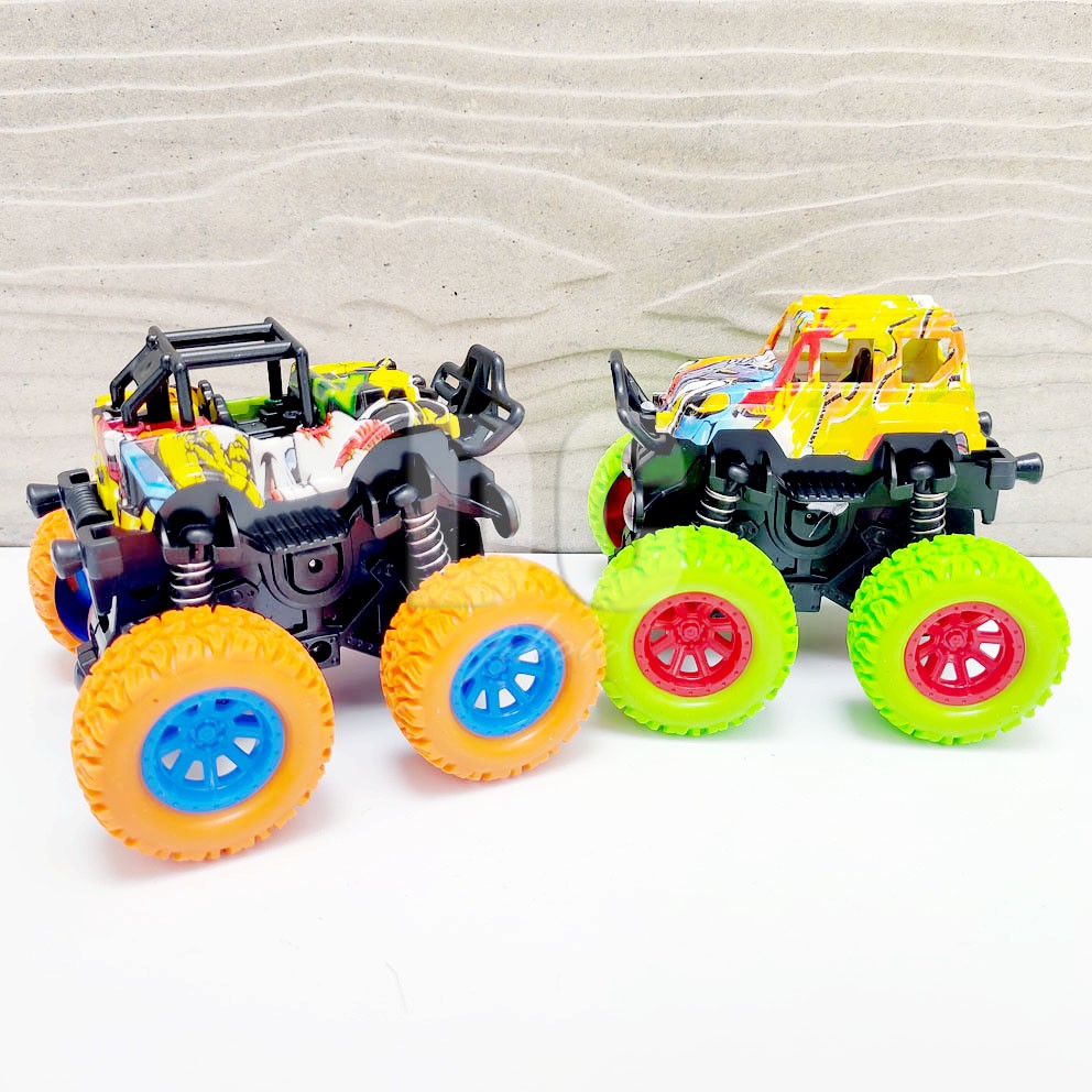 MINI CAR MONSTER MAINAN MOBIL TUMBLING OFF ROAD JEEP ROCK CRAWLER