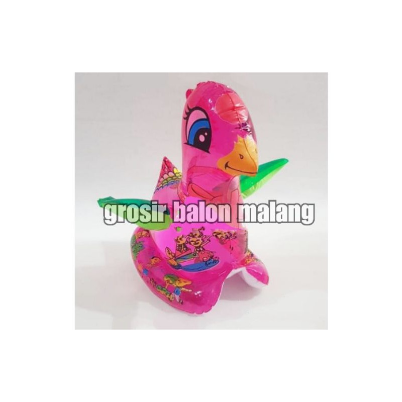 balon tiup tiupan pvc boneka bebek sayap mika