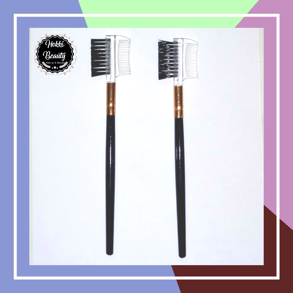 Sisir Bulu Mata Alis 2in1 | Disposable Eyebrow Comb|Brush - alex