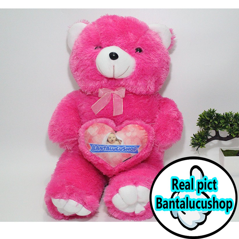 Boneka teddy bear xl love custom