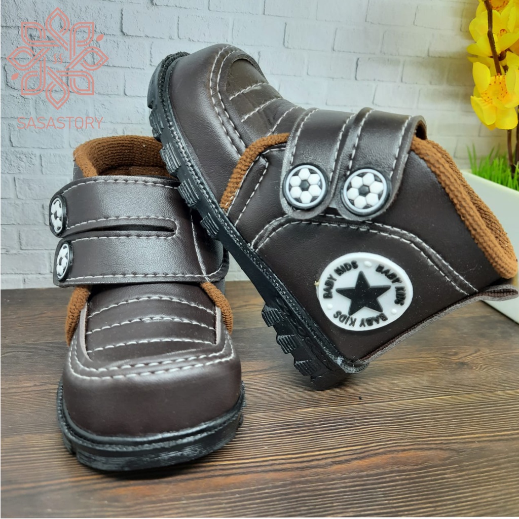 mandirishoesstore-SEPATU BOOT ANAK LAKI-LAKI USIA 12 3 TAHUN CAY02