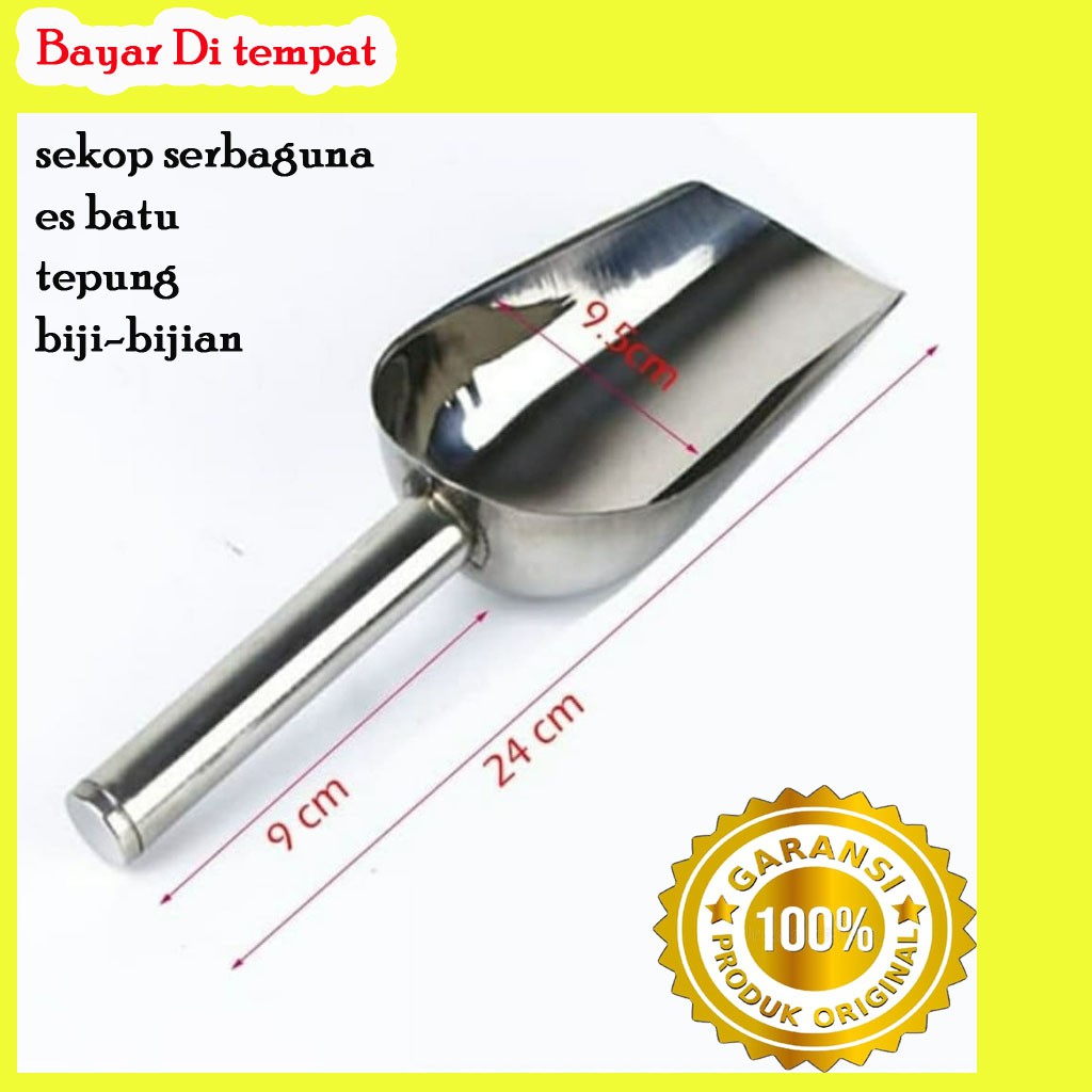 Sendok Es Batu  Alat Es Batu Skop Es Batu Scop Es Batu Sekop Es Batu Stainless Sendok Es Batu Stainl