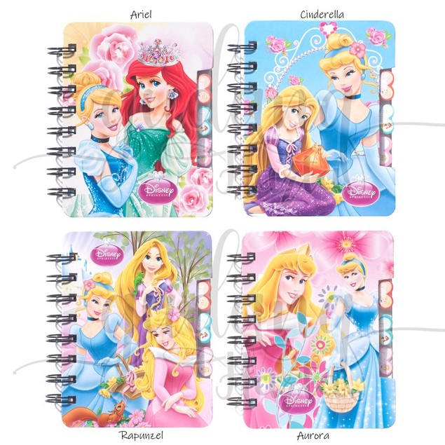 Notebook Mini Karakter Princess Putri Memo Unik Notepad Buku Tulis Lucu GH 308084