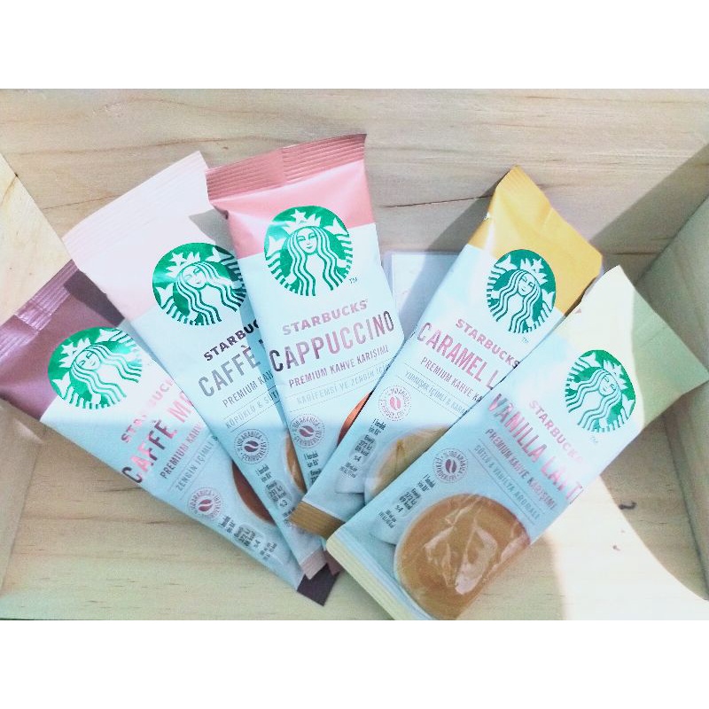 

STARBUCK PREMIUM INSTANT COFFEE SACHET ASLI TURKI-KOPI STARBUCK