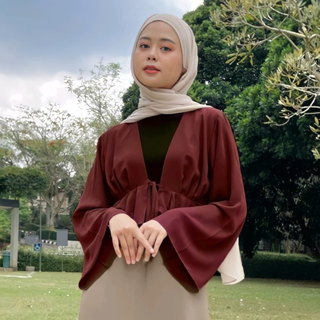 BEFAST - ZEC OOTD Wanita Cardigan SRIYA / Cardigan Haifa / Outer Wanita Kekinian 2021 / Cardigan Polos Casual / Cardigan OOTD Wanita Remaja