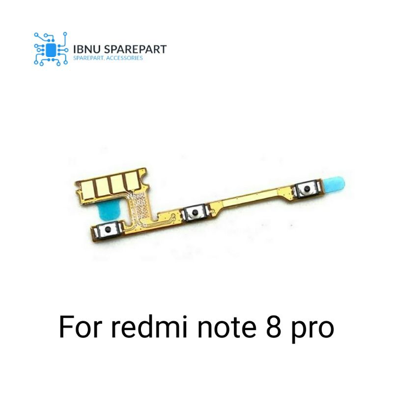 FLEXIBEL FLEXIBLE POWER ON OFF - VOLUME XIAOMI REDMI NOTE 8 PRO