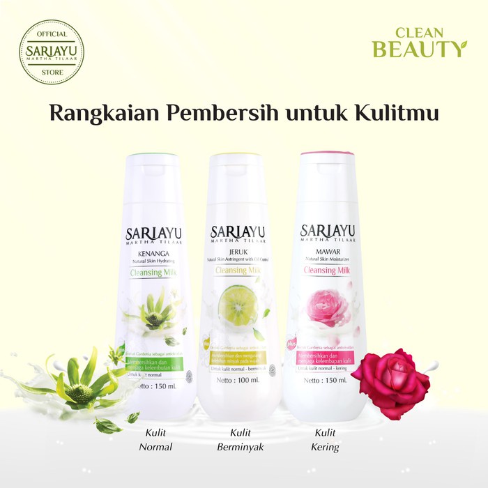 ★ BB ★ Sariayu Cleansing Milk 150ml *NEW - Sari Ayu