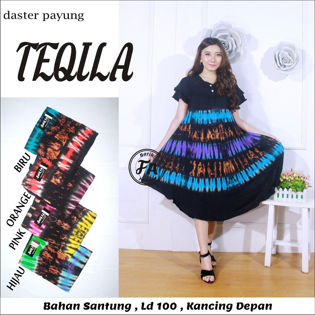 Daster payung teqila grosir baju tidur ibu piyama daster murah wanita baju garis murah batik solo