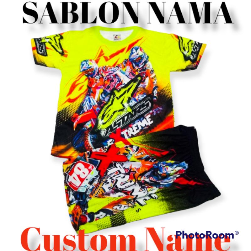 STELAN MOTOR CROSS/SETELAN BAJU MOTOR BALAP/SETELAN BAJU ANAK LAKI LAKI