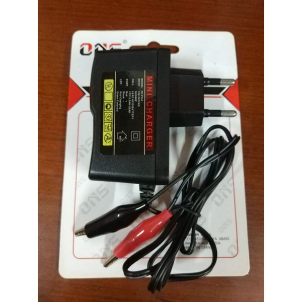 Adaptor Charger Aki Mini Motor Tes Lampu