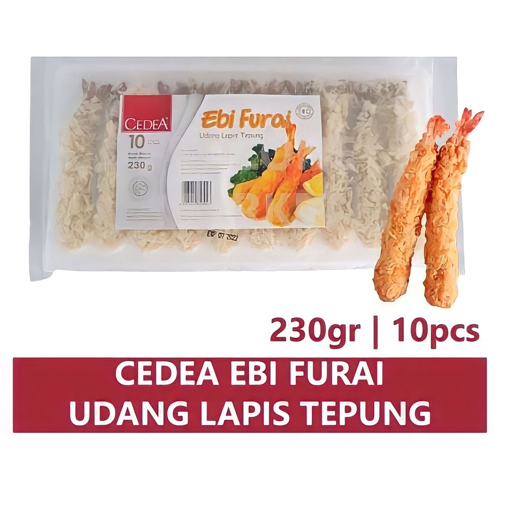 

Cedea Frozen Food / Cedea Breaded Shrimp / Ebi Furay [230 gr]