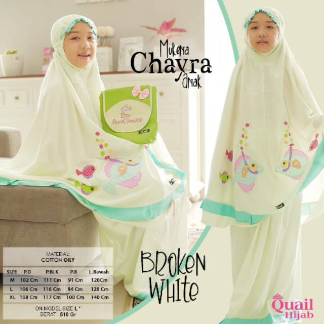 Mukena Chayra anak/Mukena Quail/Mukena Murah/Mukena Grosir