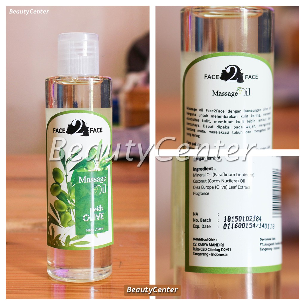 [[#Beautyfull]] - Face 2 Face F2F Massage Oil 120ml / BPOM Resmi