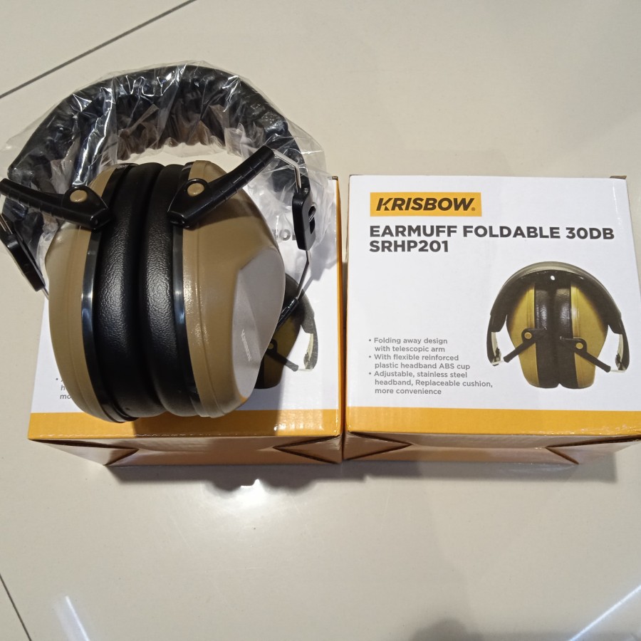 Krisbow earmuff Safety 30 Db Penutup Telinga Pelindung Anti Bising