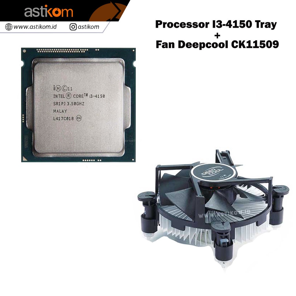 Processor Core I3 4150 (3.5 GHZ) TRAY + Fan Deepcool CK11509 115x